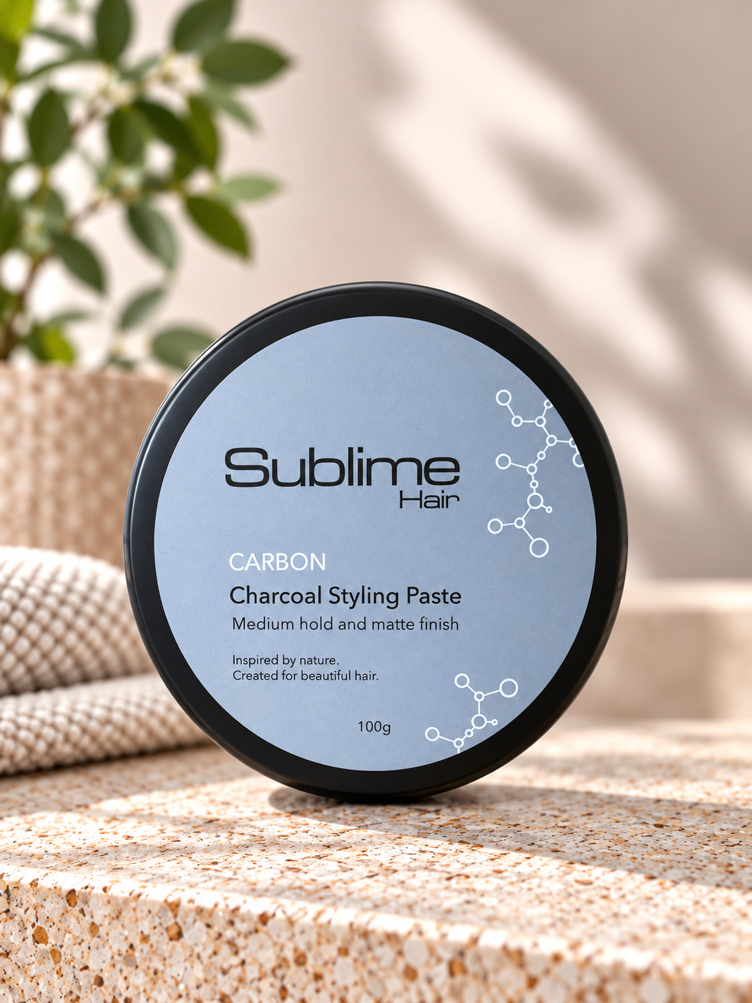 CARBON - Charcoal Styling Paste 100g