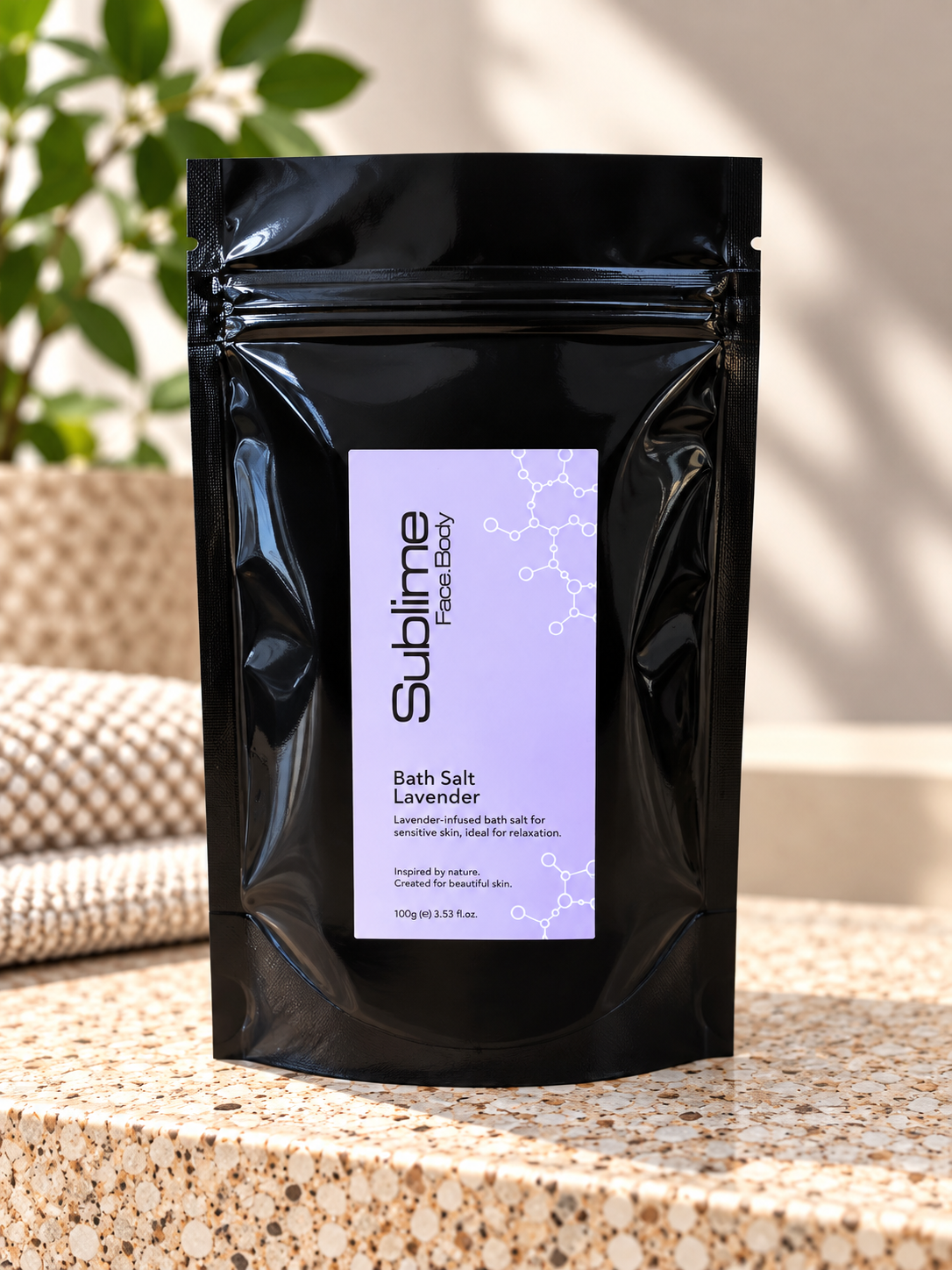 Luxury Bath Salt - Lavender 100g